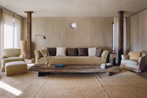 {Axel Vervoordt’s particular aesthetic of wabi sabi-inspired, humble and honest spaces is tran