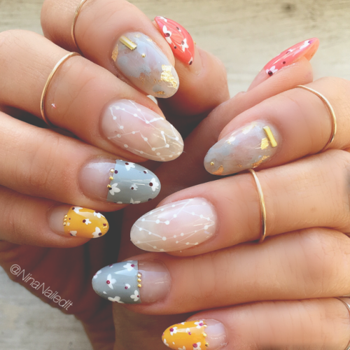 ninanailedit: I’m ready for spring! Are you?? Details on my Instagram. Get your nails ready for warm
