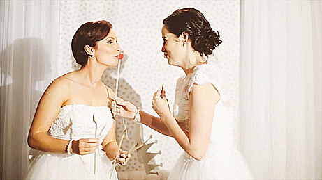 lesbiansilk:  Lauren & Emily Wedding (by Light Noise Films - 2013) (Watch on Vimeo) (part 4)  Matt’s favourite romantic scenes 108/10,000 (INDEX) 