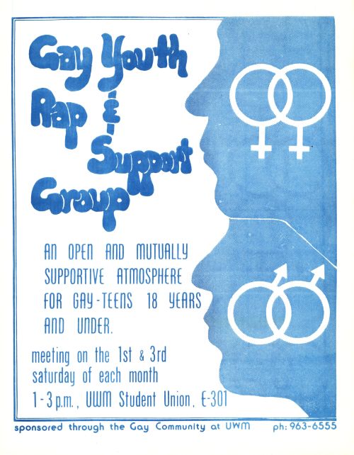 LGBTQ History: Gay Community at UWMFounded in 1971, Gay Community was a student organization at UW-M