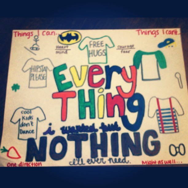 I got bored so I colored this. Lol I tried&hellip; #onedirection #1d #tmh #tmhtour