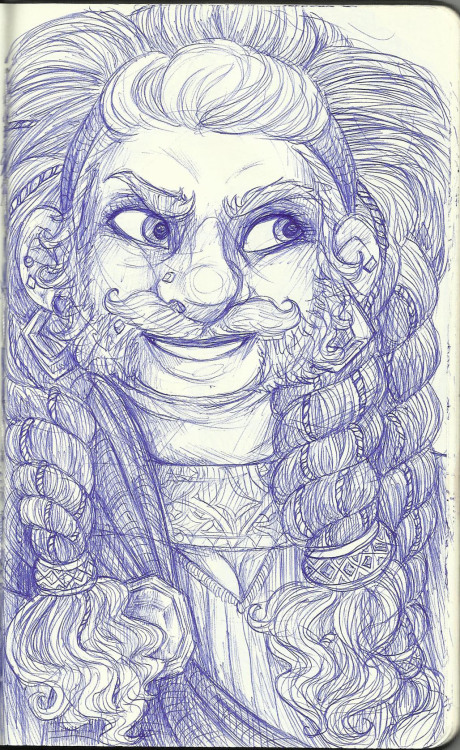 gremlinloquacious: Seven Six Mothers of the DwarvesAlso entitled: Laura enjoys drawing hot dwarf lad