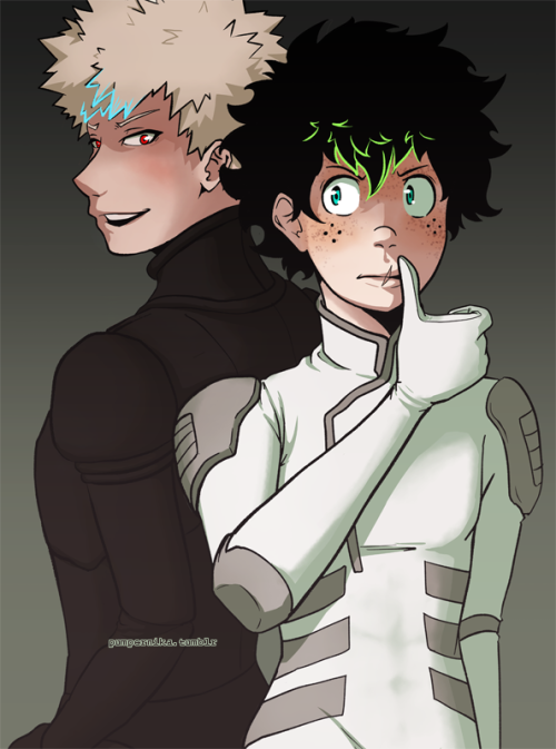 pumpernika: Starfighter AU where everything is the same except bakudeku. Or maybe the reverse? 