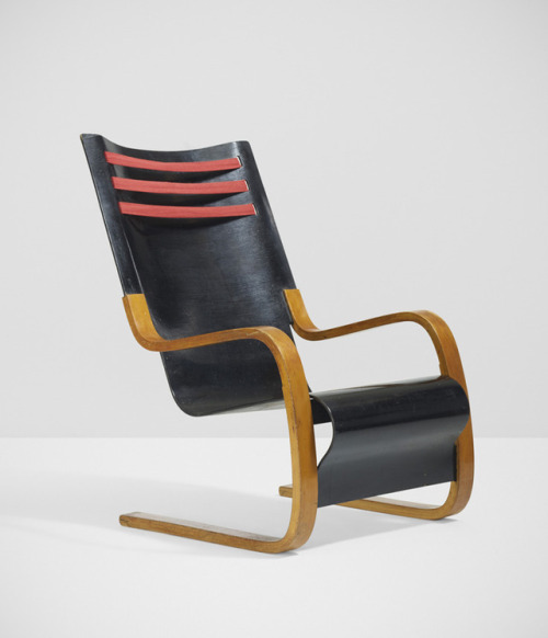 Alvar Aalto, High Back Chair, model 402, 1932. Bent Plywood. Finland. Via wright20