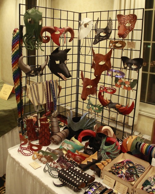 This Was My Table Setup While Vending At Intercon, Which Is A LARP Convention Not Too Far From Boston.