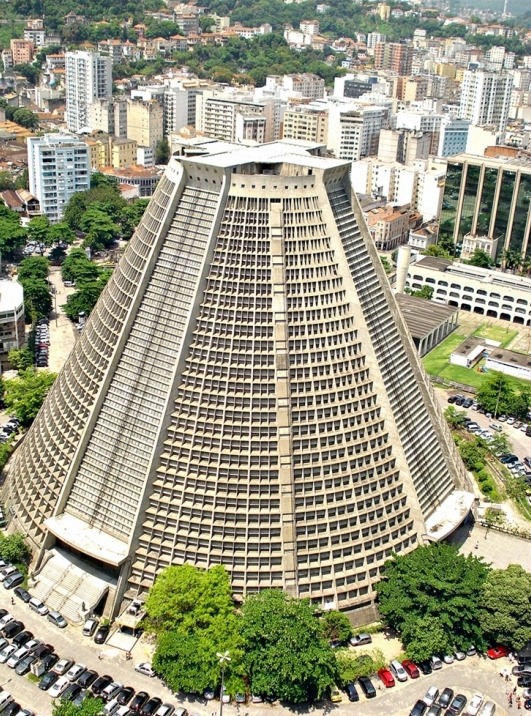 architectureland:  Metropolitan Cathedral of Rio de Janeiro designed by Edgar Foncecain
