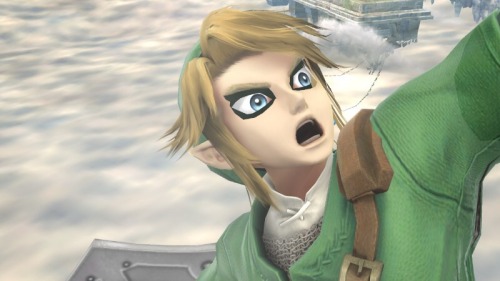 twilightruler:  potionxshop:  crossingxrainbows:  IMS CREMAI I CANT STOP LAUGHING APPARENTLY THERES A GLITCH WHEN LINK USES HIS HOOKSHOT ON THE LEDGE HIS MAKEUP DOES THIS  He’s a squid  emo link“YOU DON’T UNDERSTAND ME MIDNA”