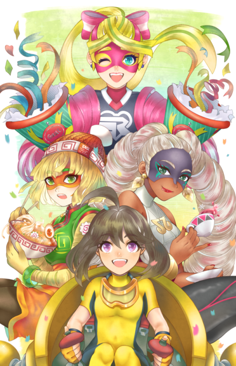 Really excited for ARMS!! Another print for Anime Expo ^-^ 