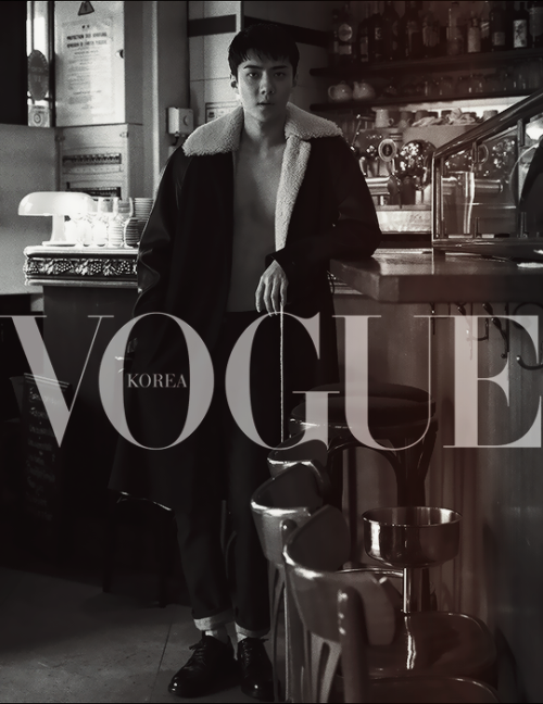 ohsehuns: Sehun featured on Vogue ‘Forever Young’ with 4 covers
