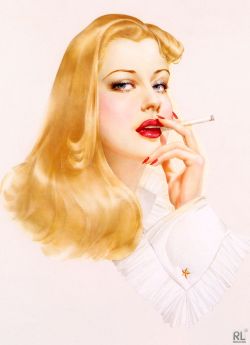 retrogasm:  Carole Lombard by Alberto Vargas