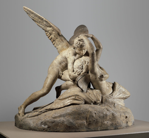 angelsinart:  Antonio Canova, Psyche Revived by Cupid’s Kiss.