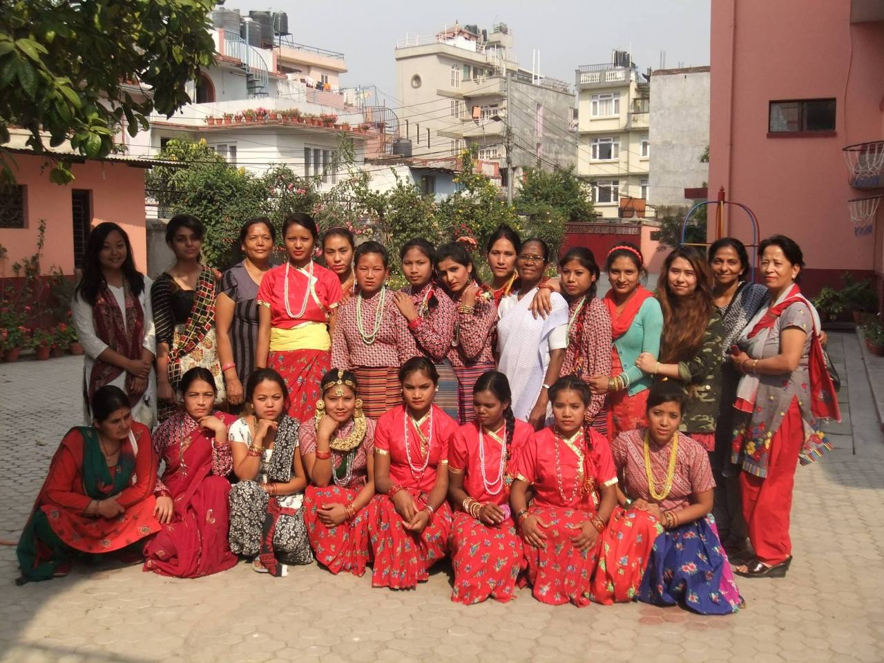 Sisters pose with women at Navjyoti in Kathmandu, Nepal, where they have begun the rural women’s program. At present they have 15 young women who are very interested and eager to learn. Good luck to one and all!
From Rinzee Lepcha, SCN