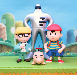 Greatmasterhand:  Earthbound (Mother 2) Characters In Smash Brothers Ness (Playable