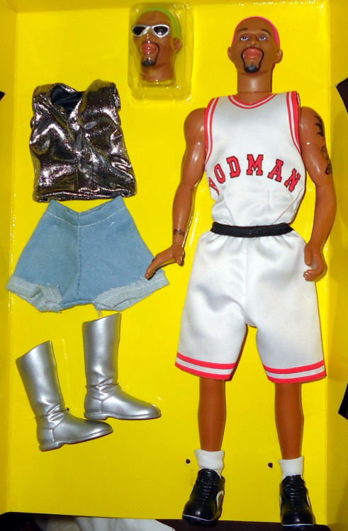 Hands down my favorite doll as a child.My mom threw the doll away from me twice. It made her so uncomfortable and I fucking loved it. She hated that I liked Dennis Rodman. She would hide it from me then when I found it, she’d throw it away. I’d make