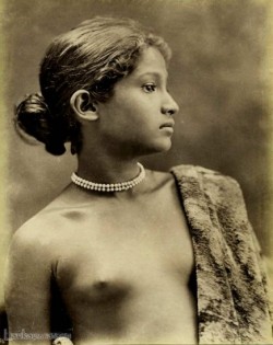  Sri Lankan woman, via Historic images of