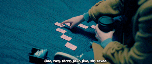 jessicatrish:Why seven? Mom, Dad… Steven, Shirl, Theo, you, me.It has to be seven. It helps if you t