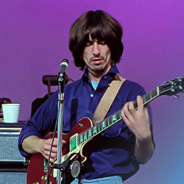 Beatles In Colour → George Harrison In BLUE For @jaacus