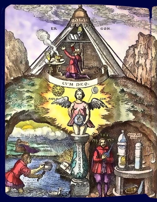 davidmaximustorres: This mandala has definite Rosicrucian connections in that it appeared in Theophi