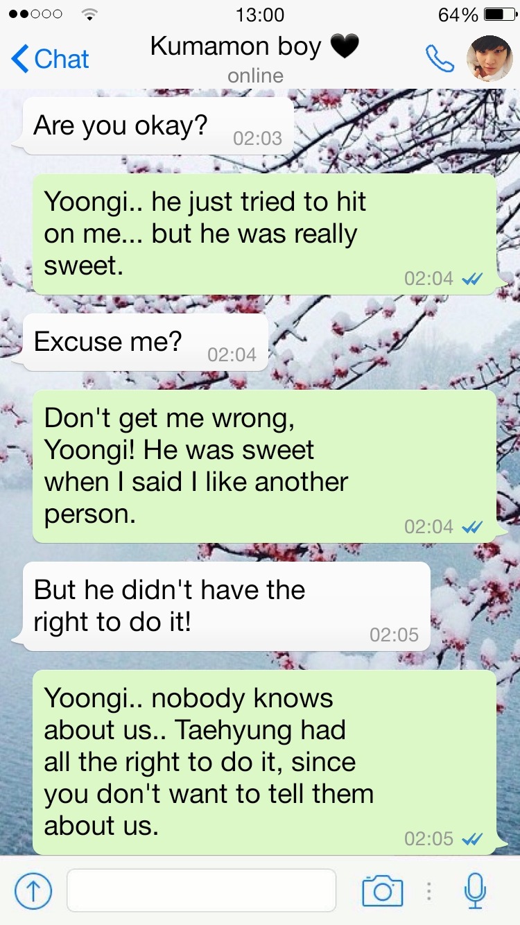 #yoongi As Your Boyfriend On Tumblr
