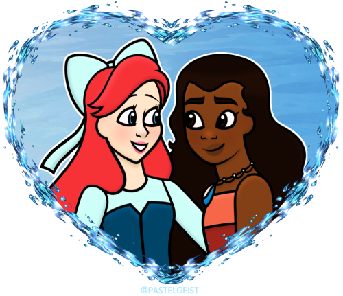 starting off femslash february with some disney girls!