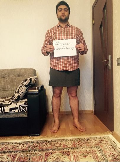 Men in mini skirts tumblr Revolutionaryeye Men In Miniskirts Campaign For Women S Rights