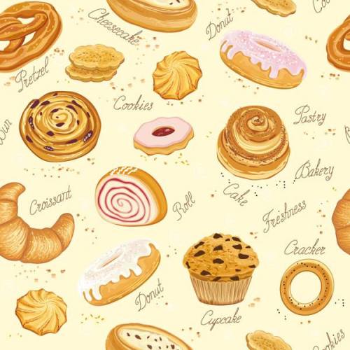 pastel foods