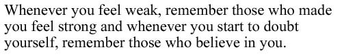 Yours Truly, B