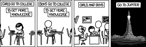 fuckyeahspaceshuttle:(via xkcd: Girls and Boys)