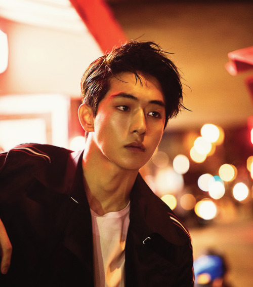 dreamyten: miiyeol:  sefuns:   Nam Joohyuk // ELLE Magazine March Issue “Midnight in LA” b-cuts   he not just a snack he a 3-course meal served with expensive champagne    @browtint @tencafe 
