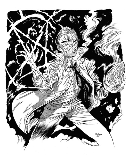 loganfaerber-blog: Constantine commission piece that I did for Max Bemis this past week, after havin