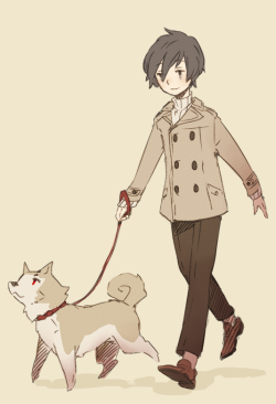 ai-wa:  Walk the dog. 