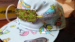 glassaddicts:  Large Bud Hat Pin by Kon