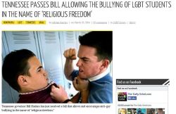 mechtoast:  santiadragon:  So this just happened and I swear this is just plain bullshit. THIS ARTICLE states that anyone who is LGBT or non christians can be bullied and the state is just cool with that because of “religious beliefs” I NEED YOUR