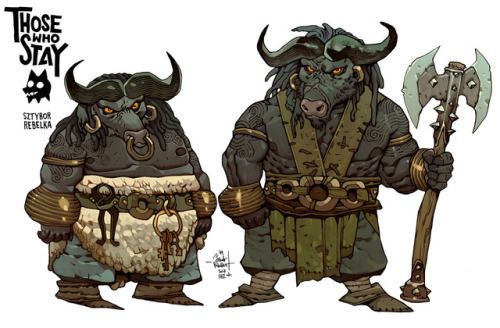 THOSE WHO STAY - character concept for graphic novel written by Bartosz Sztybor.