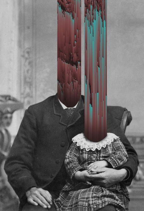 Giacomo Carmagnola is an artist from Treviso, Italy who creates creepy, glitches photo manipulations