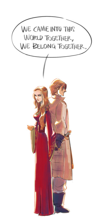 onlyparkland: GoT - Cersei &amp; Jaime Lannister