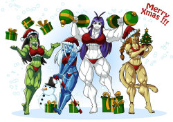 sketchfanda:  Xmasall by AngsTheWicked