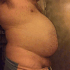 pigblimping:Softening and swelling up. Fatboy is getting so beautifully blubbery.