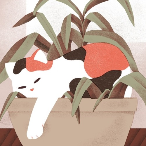 snootyfoxfashion:Cat Art Prints by Jeannie Phanx / xx / xx / xx / x