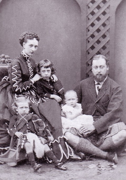 PRINCE ALBERT VICTOR-Parents Prince & Princess of Wales-Later King & Queen-PHOTO