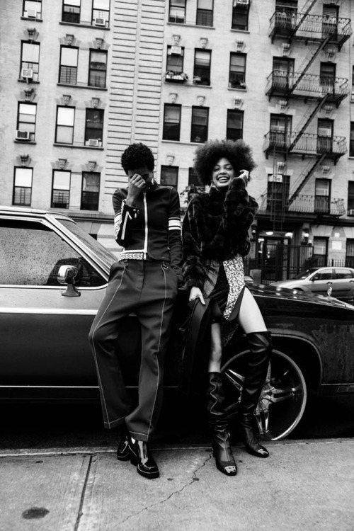 jasnacole: Jourdana Phillips x Selena Johnson for V Magazine. : Aleksandra Podburtnaja Styling: Kate