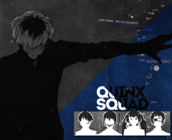 horized:  30-Day Tokyo Ghoul Challenge  ↳ Day 6: A group you’d want to be part of: The Quinx Squad  