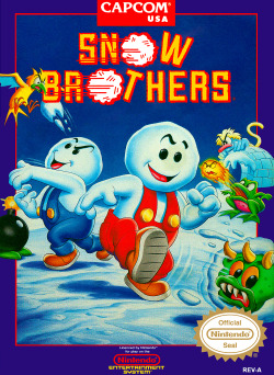 nintendroid:Box art from Snow Bros on the