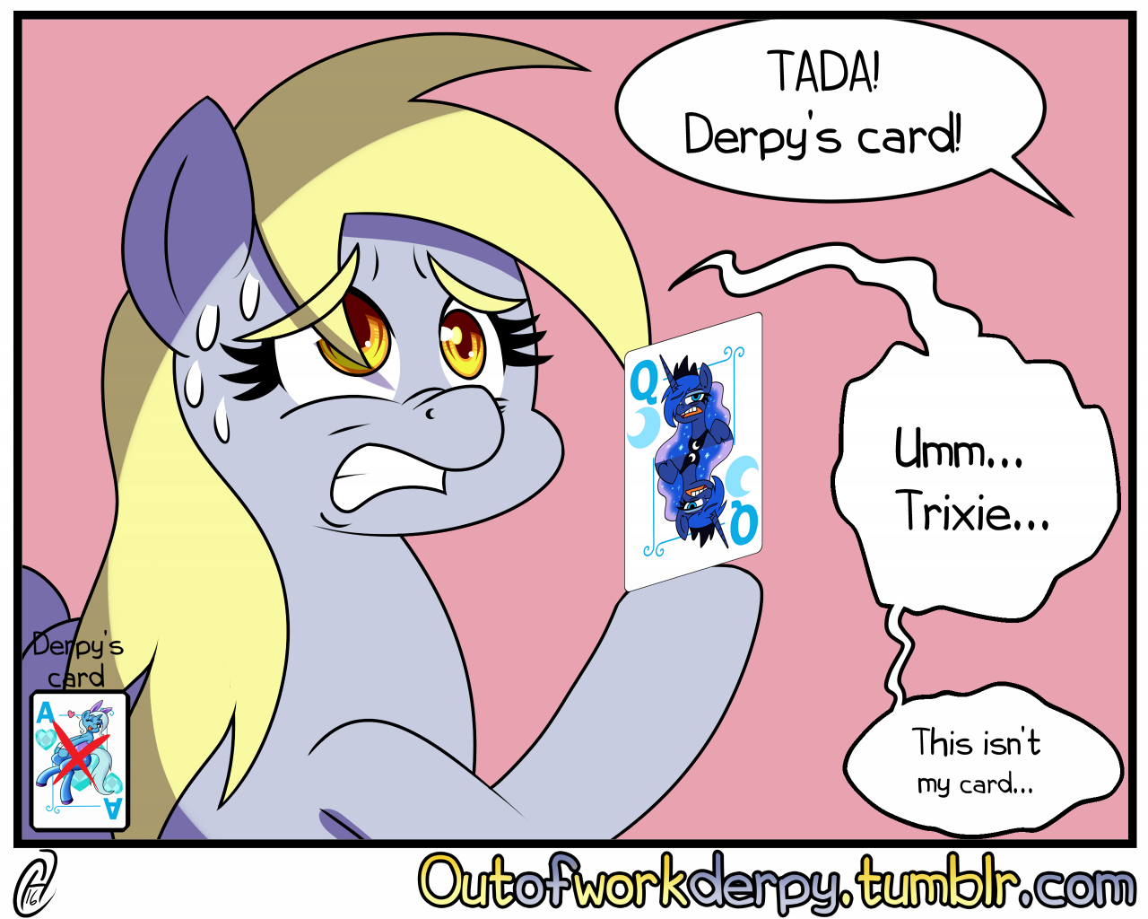 outofworkderpy:Luna Card inspired by @luna-afterdark’s style!  In hindsight I