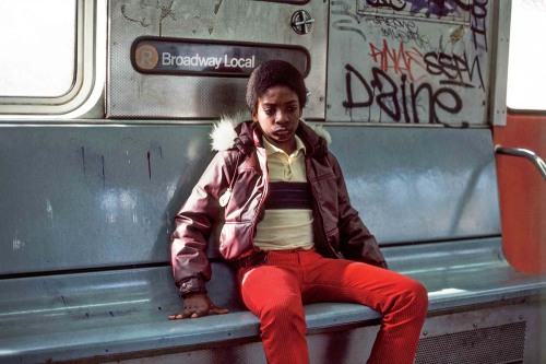 vintageeveryday:Boy on the train, Astoria, New York, 1985. Photograph by Robert Herman.