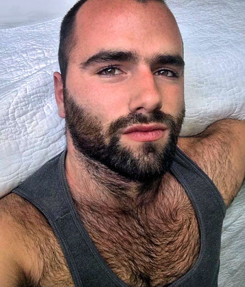 sweatyhairylickable:  http://sweatyhairylickable.tumblr.com for more hairy sweaty dudes! 