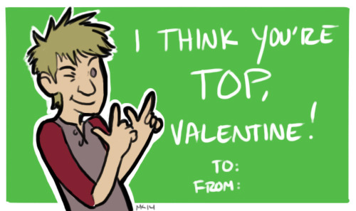 mkaniart:  mkaniart:Cheesy as hell AH valentines for you all! Send ‘em to friends,