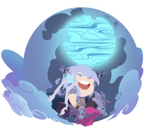 Grimnir, Shiva, Europa, and Alexiel from Granblue Fantasy. New charms I will be selling at conventio