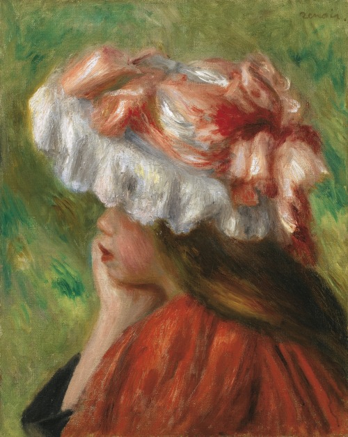 artexpert:Tête de jeune fille (1890) - Pierre-Auguste Renoir