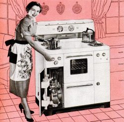 theniftyfifties:  Norge Gas Range advertisement, 1953 